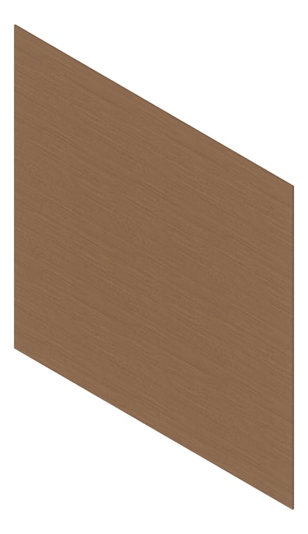 3D Presentation Image of Cladding Aluminium Deco Shadowline Horizontal SilkyOak Material