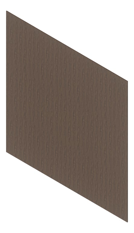 3D Presentation Image of Cladding Aluminium Deco Shadowline Vertical AfricanBlackwood Material