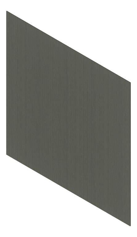3D Presentation Image of Cladding Aluminium Deco Shadowline Vertical BlueAsh Material