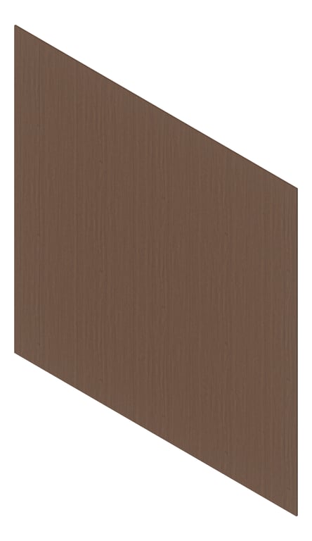 3D Presentation Image of Cladding Aluminium Deco Shadowline Vertical BrushBox Material