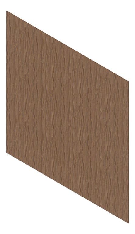 3D Presentation Image of Cladding Aluminium Deco Shadowline Vertical GoldenGum Material
