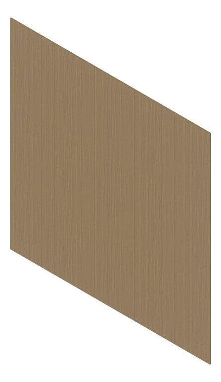 3D Presentation Image of Cladding Aluminium Deco Shadowline Vertical HoneyEmber Material
