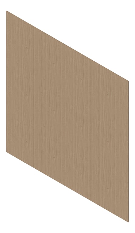 3D Presentation Image of Cladding Aluminium Deco Shadowline Vertical Maple Material