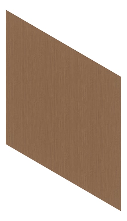 3D Presentation Image of Cladding Aluminium Deco Shadowline Vertical SilkyOak Material