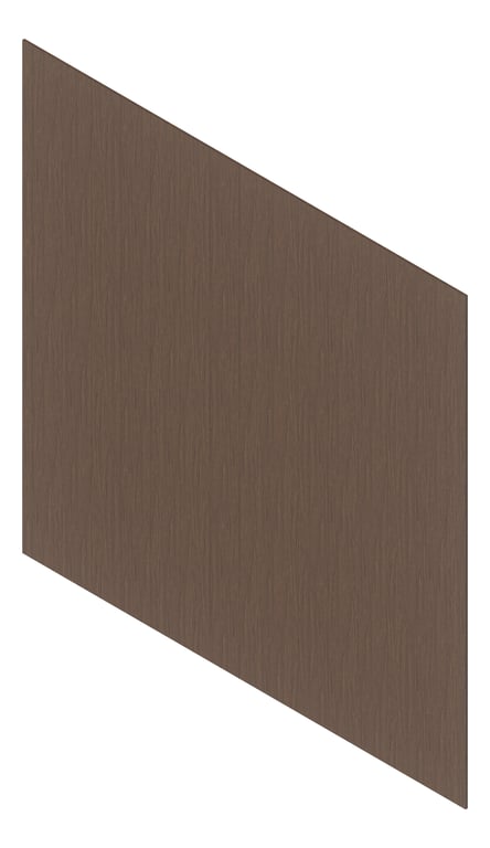 3D Presentation Image of Cladding Aluminium Deco Shadowline Vertical Teak Material