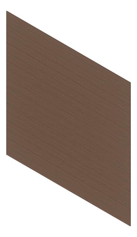 3D Presentation Image of Cladding Aluminium Deco VGroove Horizontal BrushBox Material