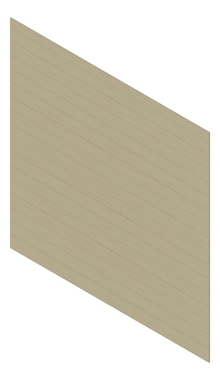 3D Presentation Image of Cladding Aluminium Deco VGroove Horizontal CurlyBirch Material