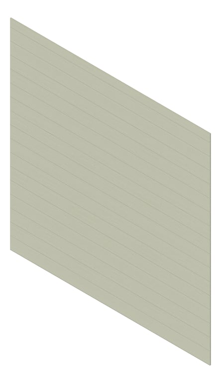 3D Presentation Image of Cladding Aluminium Deco VGroove Horizontal FrenchWash Material