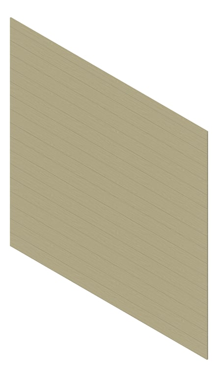 3D Presentation Image of Cladding Aluminium Deco VGroove Horizontal HamptonBeech Material