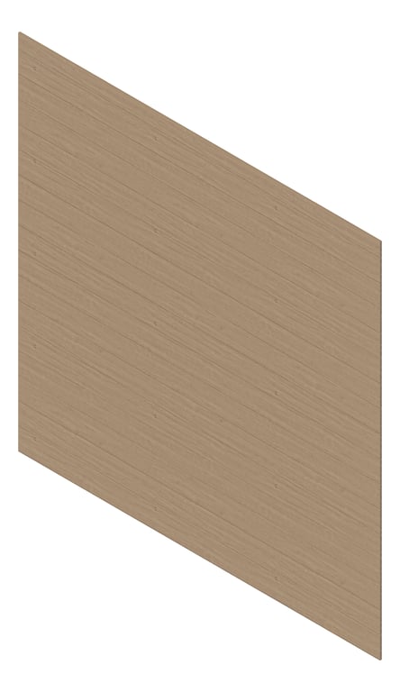 3D Presentation Image of Cladding Aluminium Deco VGroove Horizontal Maple Material