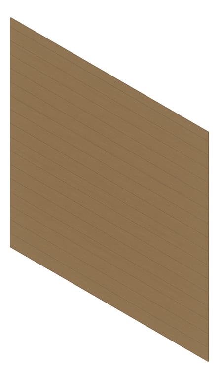 3D Presentation Image of Cladding Aluminium Deco VGroove Horizontal SnowGum Material