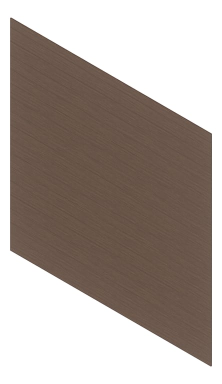3D Presentation Image of Cladding Aluminium Deco VGroove Horizontal Teak Material