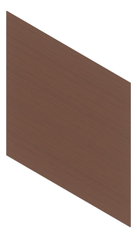 3D Presentation Image of Cladding Aluminium Deco VGroove Horizontal WesternRedCedar Material