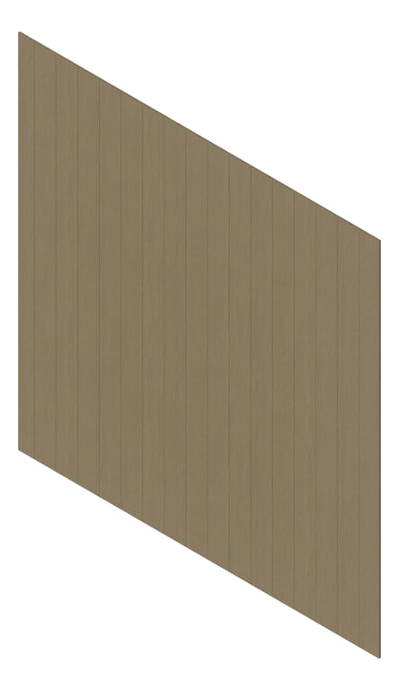 3D Presentation Image of Cladding Aluminium Deco VGroove Vertical AspenDrift Material