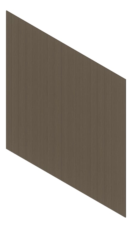 3D Presentation Image of Cladding Aluminium Deco VGroove Vertical Kwila Material