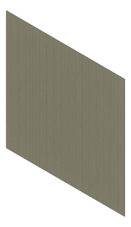 3D Presentation Image of Cladding Aluminium Deco VGroove Vertical WeatheredTimber Material