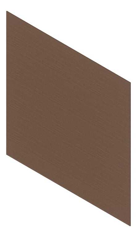 3D Presentation Image of Cladding Aluminium Deco WeatherBoard 160 BrushBox Material