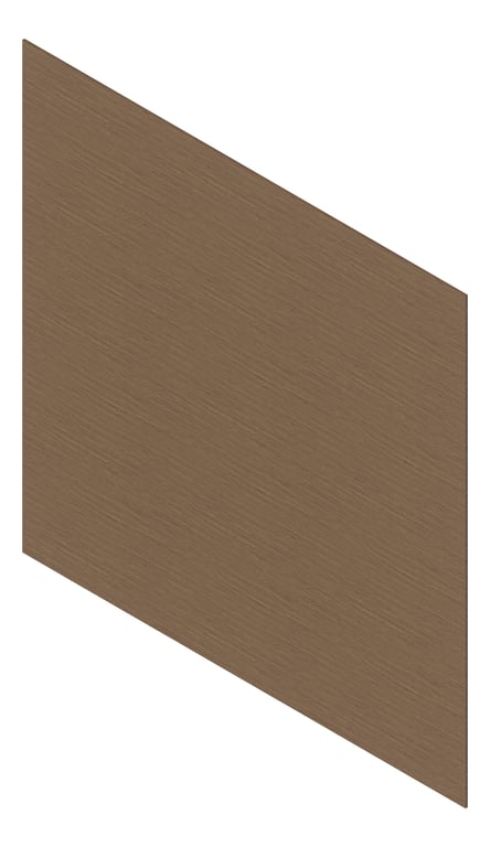 3D Presentation Image of Cladding Aluminium Deco WeatherBoard 160 EuropeanWalnut Material