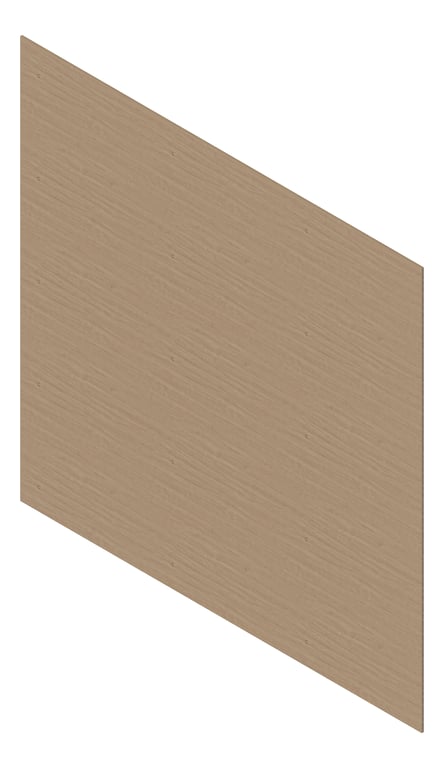 3D Presentation Image of Cladding Aluminium Deco WeatherBoard 160 Maple Material