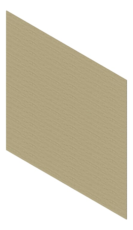 3D Presentation Image of Cladding Aluminium Deco WeatherBoard 180 AmericanOak Material