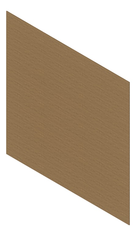3D Presentation Image of Cladding Aluminium Deco WeatherBoard 180 FrenchOak Material