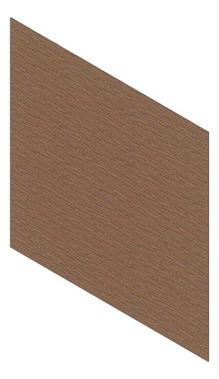 3D Presentation Image of Cladding Aluminium Deco WeatherBoard 180 GoldenGum Material