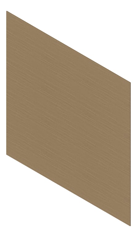 3D Presentation Image of Cladding Aluminium Deco WeatherBoard 180 HoneyEmber Material