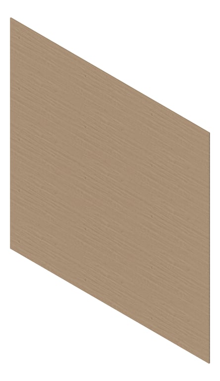 3D Presentation Image of Cladding Aluminium Deco WeatherBoard 180 Maple Material
