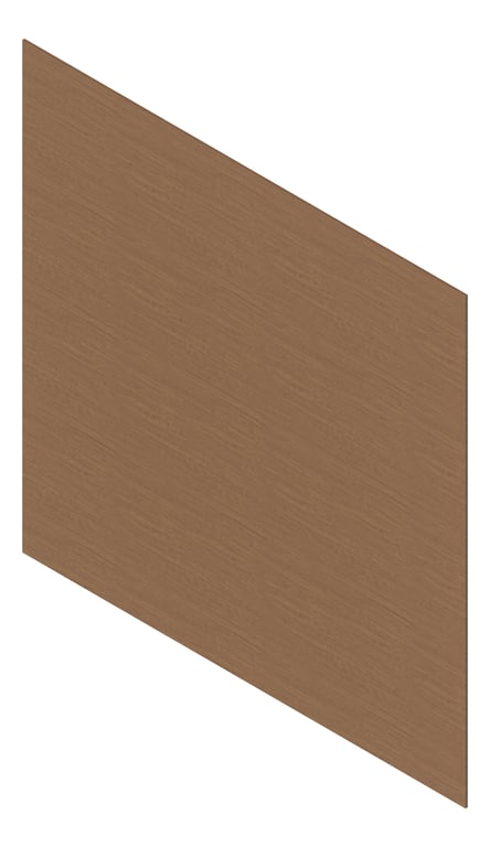 3D Presentation Image of Cladding Aluminium Deco WeatherBoard 180 SilkyOak Material
