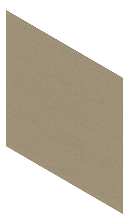 3D Presentation Image of Cladding Aluminium Deco WeatherBoard 180 SmokedAsh Material