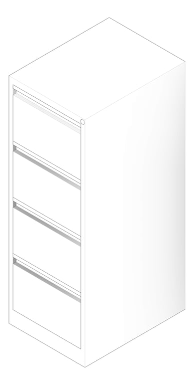 3D Documentation Image of Cabinet Filing Dexion FirstLine Vertical