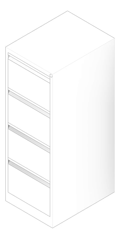 3D Documentation Image of Cabinet Filing Dexion Precision Vertical