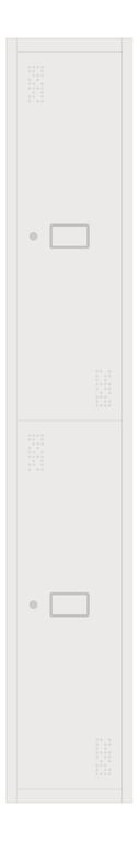 Front Image of Locker Metal Dexion Precision 2Tier