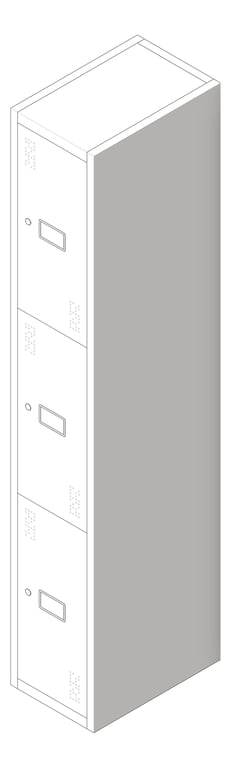 Image of Locker Metal Dexion Precision 3Tier