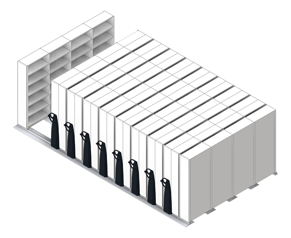 Shelving Track Dexion MekDrive3 Compactus