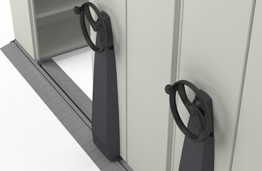 Mekdrive-3-Compactus 5 Image of Shelving Track Dexion MekDrive3 Compactus
