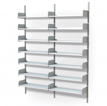 Precision-Library-Shelving 4 Image of Shelving Library Dexion Precision2 WallMounted