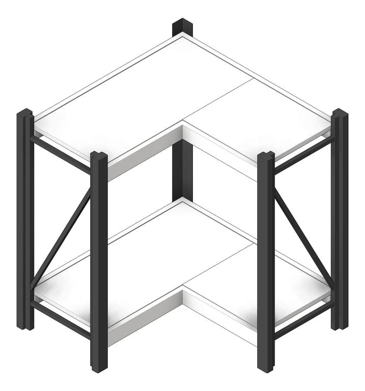 Shelving Freestanding Dexion Longspan2 Corner
