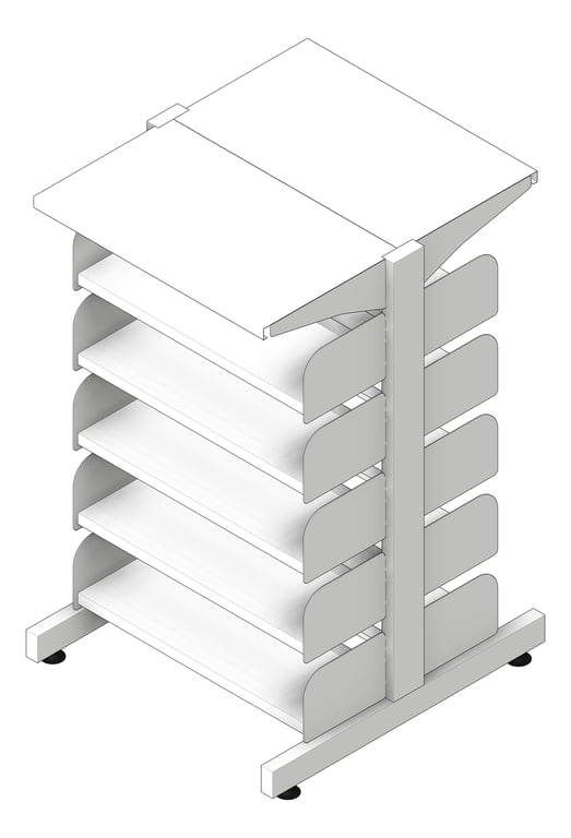Shelving Library Dexion Precision2 DoubleSided