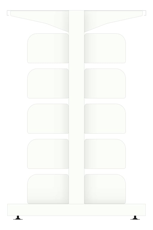 Left Image of Shelving Library Dexion Precision2 DoubleSided