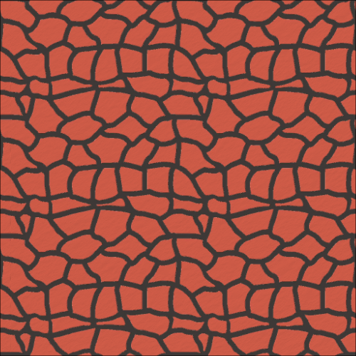Navigate to Concrete Resurfacing DuluxAvista Stencil Bushrock JetBlack BrickRedBase