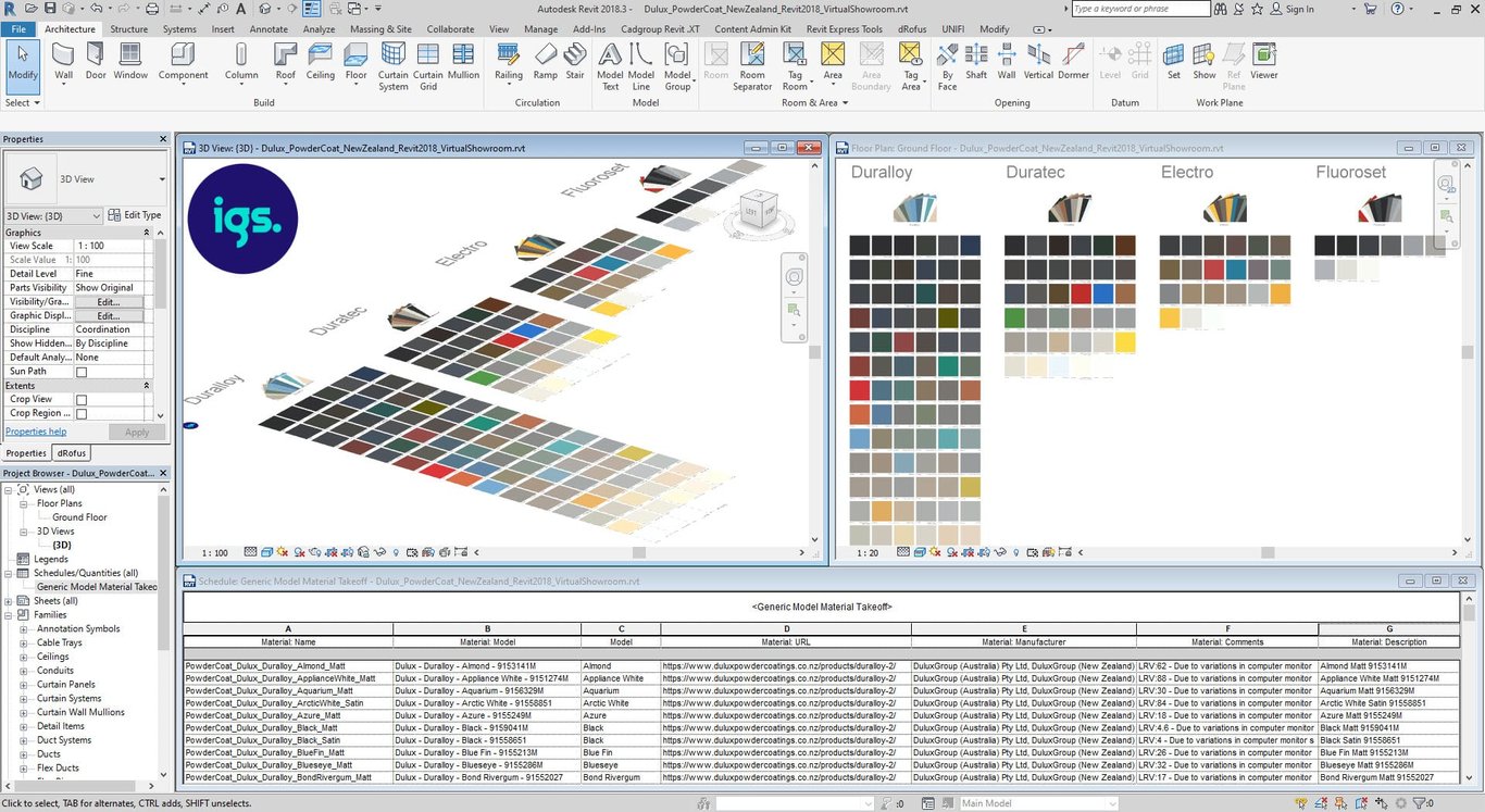 Navigate to Dulux PowderCoat NewZealand VirtualShowroom