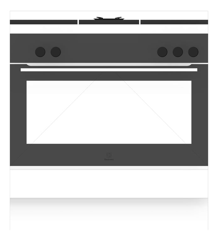 Front Image of Cooker Upright Electrolux DualFuel