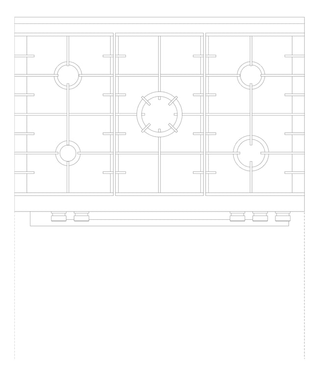 Plan Image of Cooker Upright Electrolux DualFuel