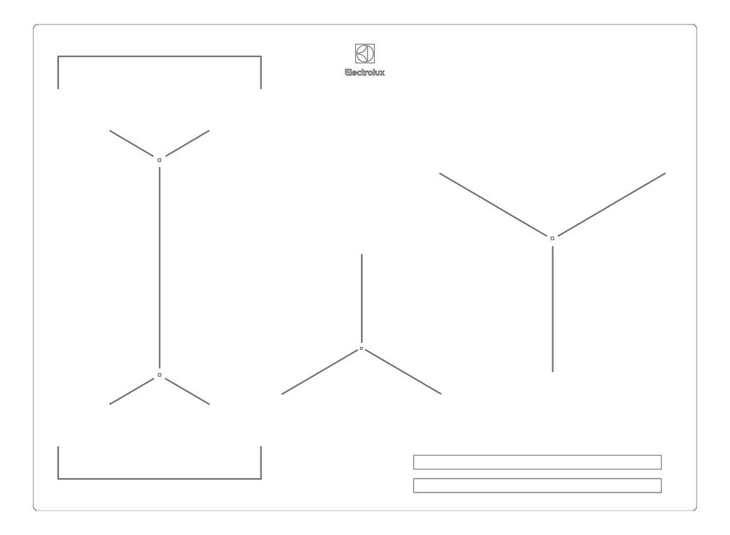 Plan Image of Cooktop Electric Electrolux 700