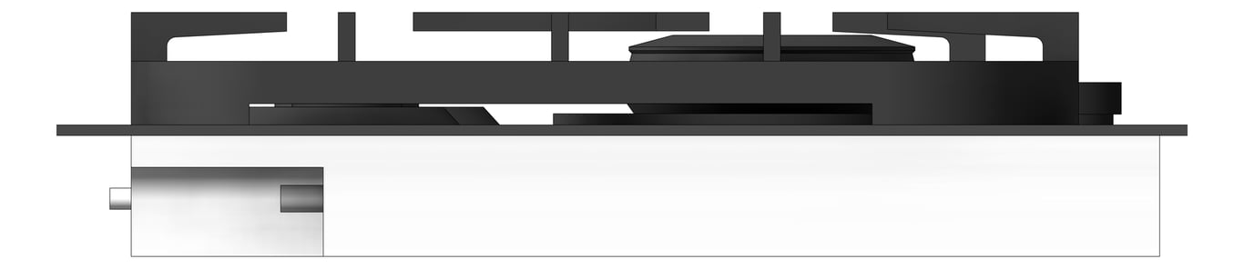 Left Image of Cooktop Gas Electrolux 600