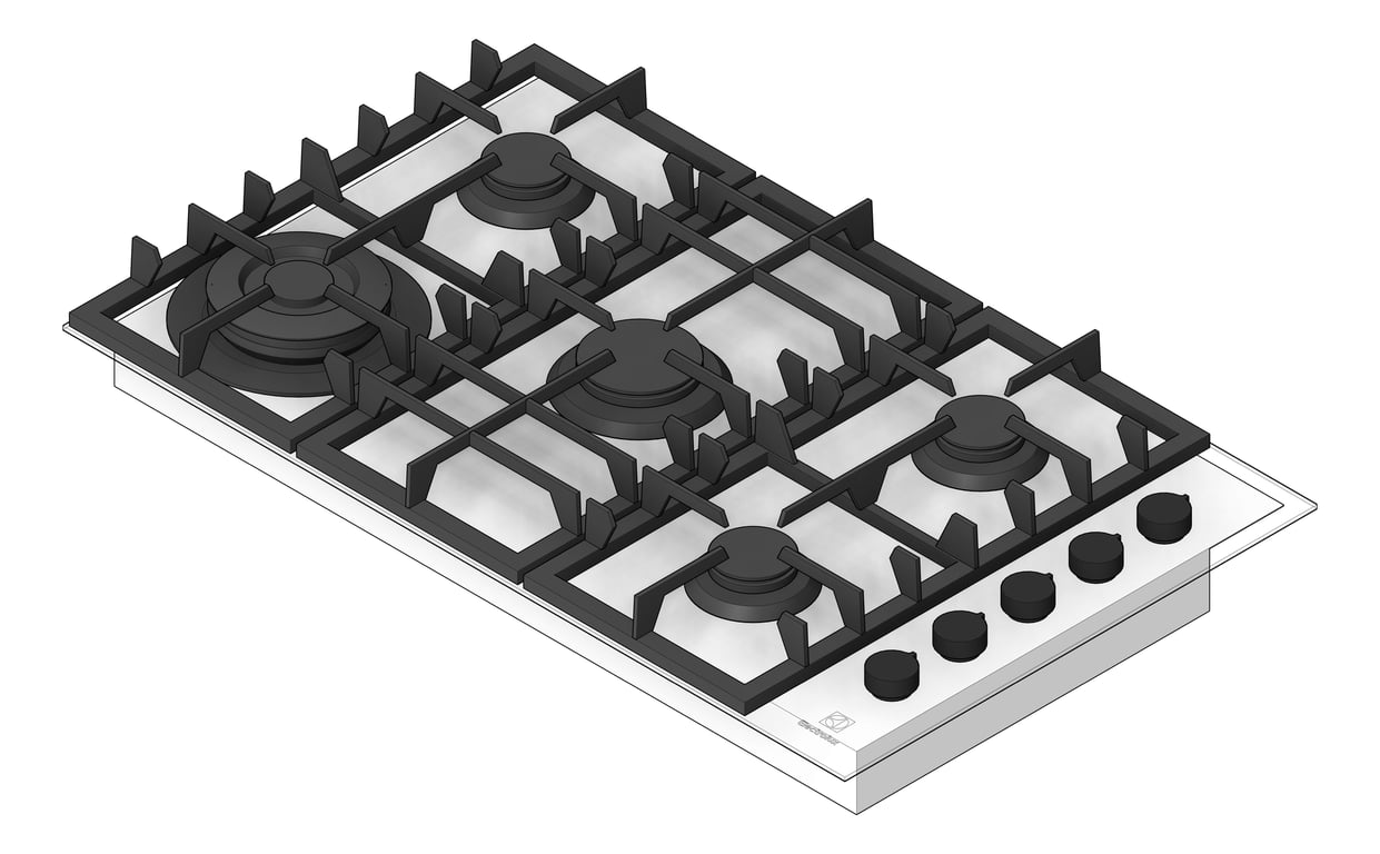 Cooktop Gas Electrolux 900 SideControl