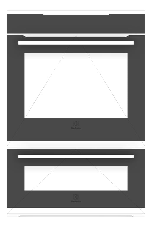 Front Image of Oven Electric Electrolux 600 Duo