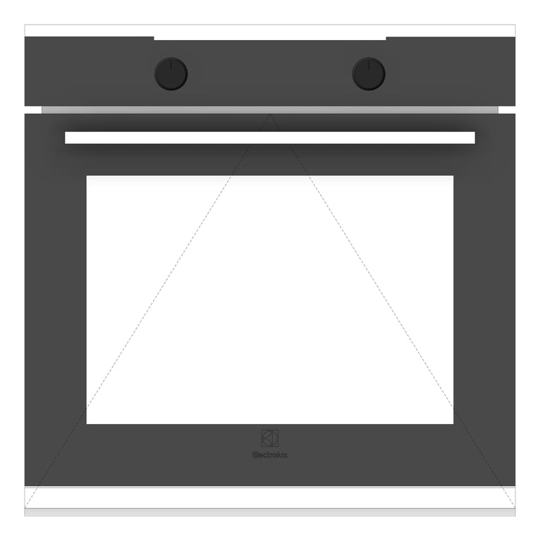 Front Image of Oven Electric Electrolux 600