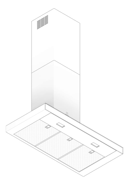 3D Documentation Image of Rangehood Canopy Electrolux 900